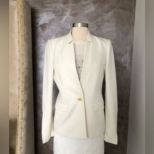 BCBG Maxazria white blazer